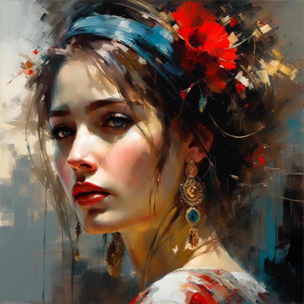 Portrait of a Woman  by @Superbear