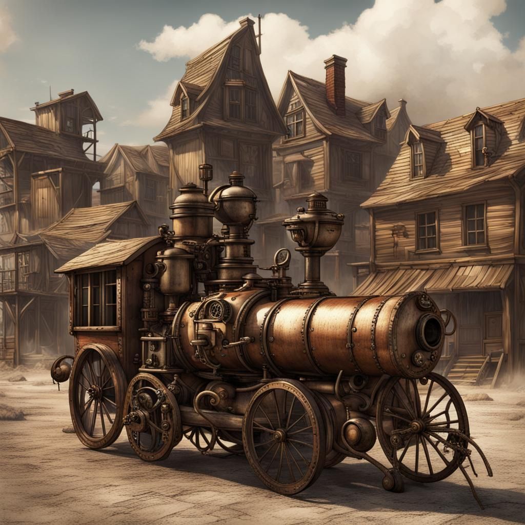 Deserted town with only one inhabitant