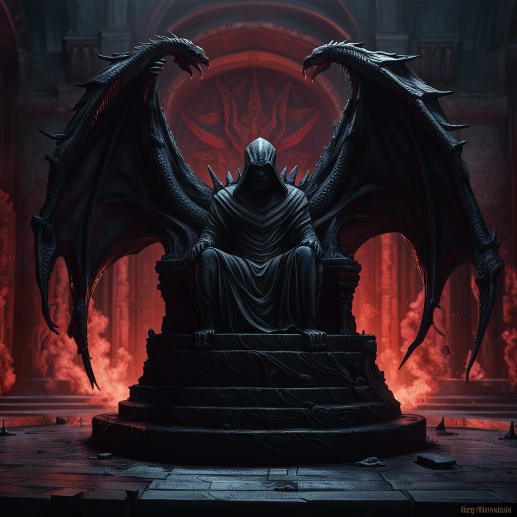 Demon Throne  by @ahumanwandering