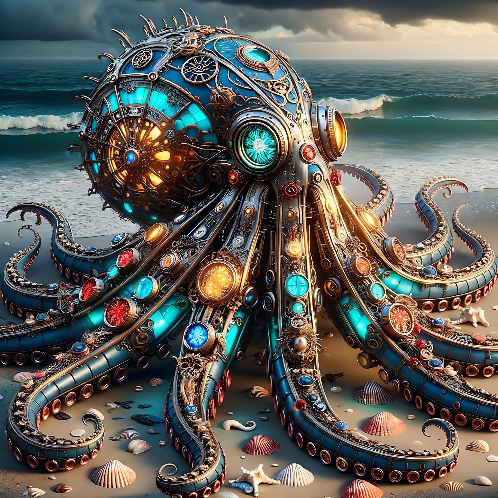 Steampunk Cephalopod