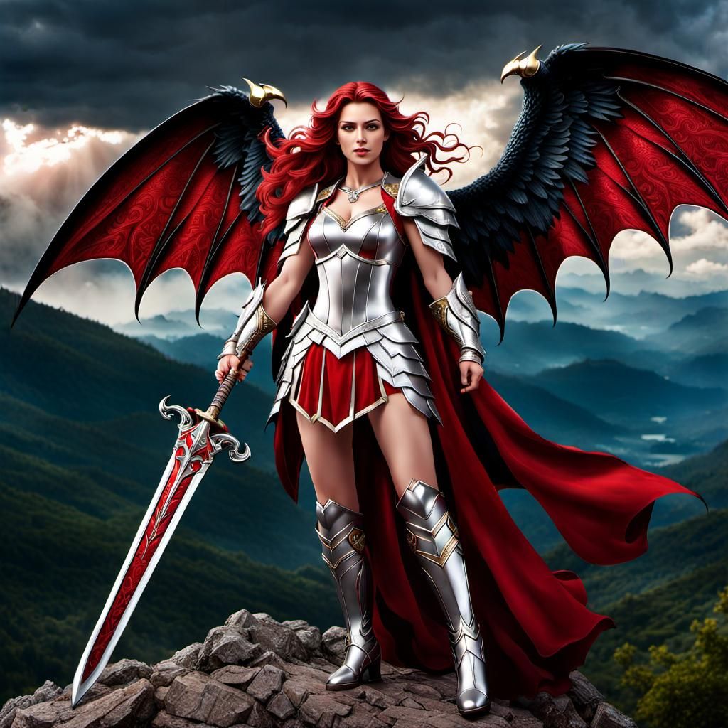 Scarlet Mystical Warrior
