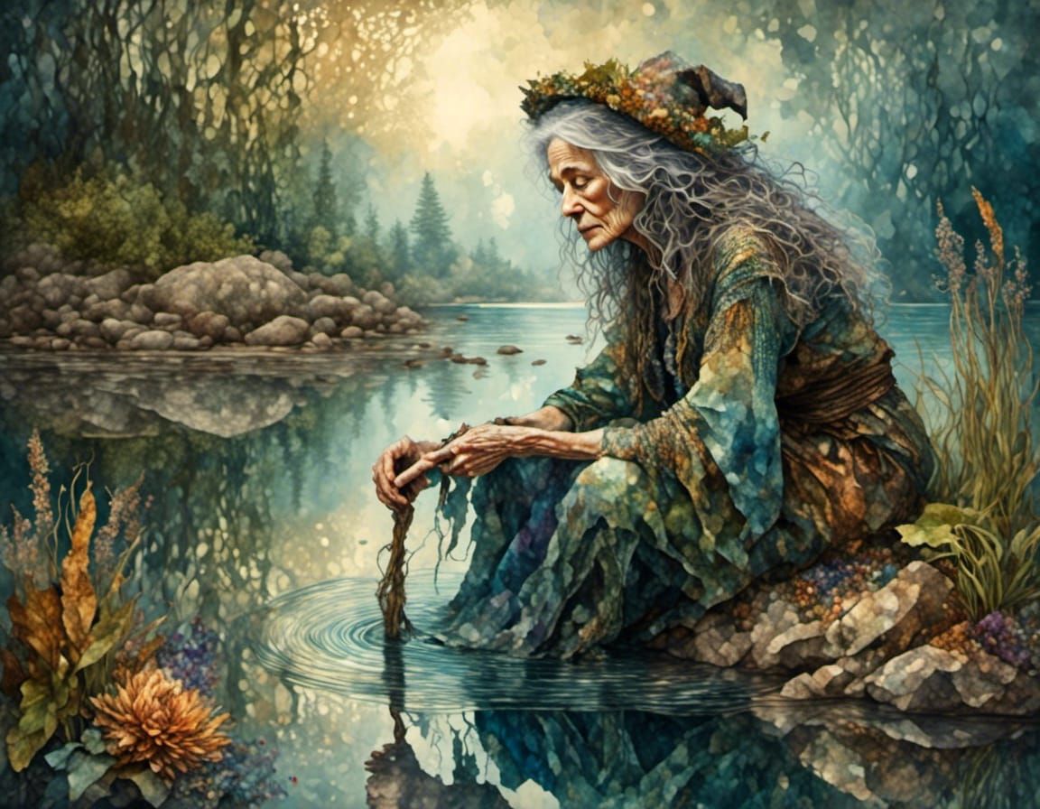 Aged Swamp witch