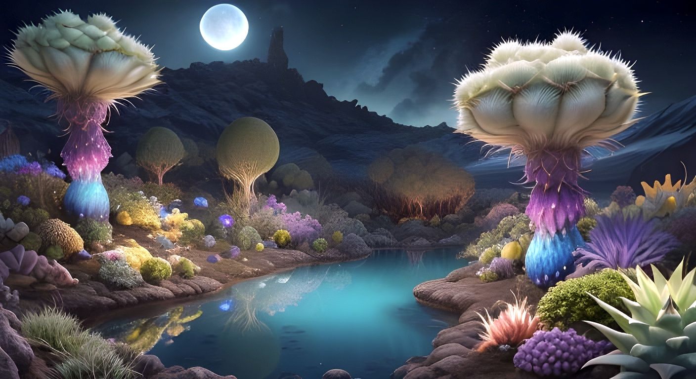 Bizarre plants on another planet #167
