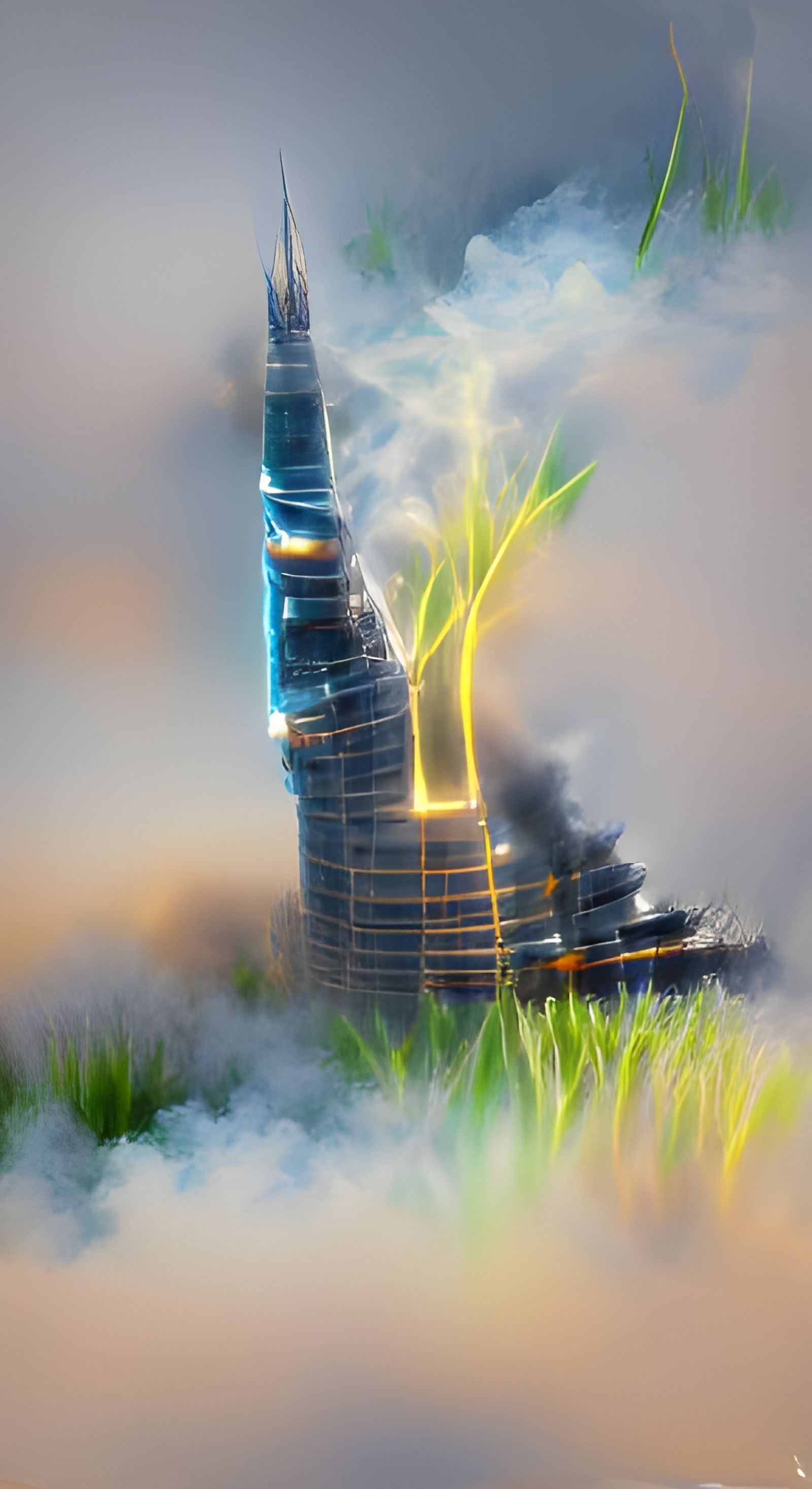 Smoky Burj Khalifa