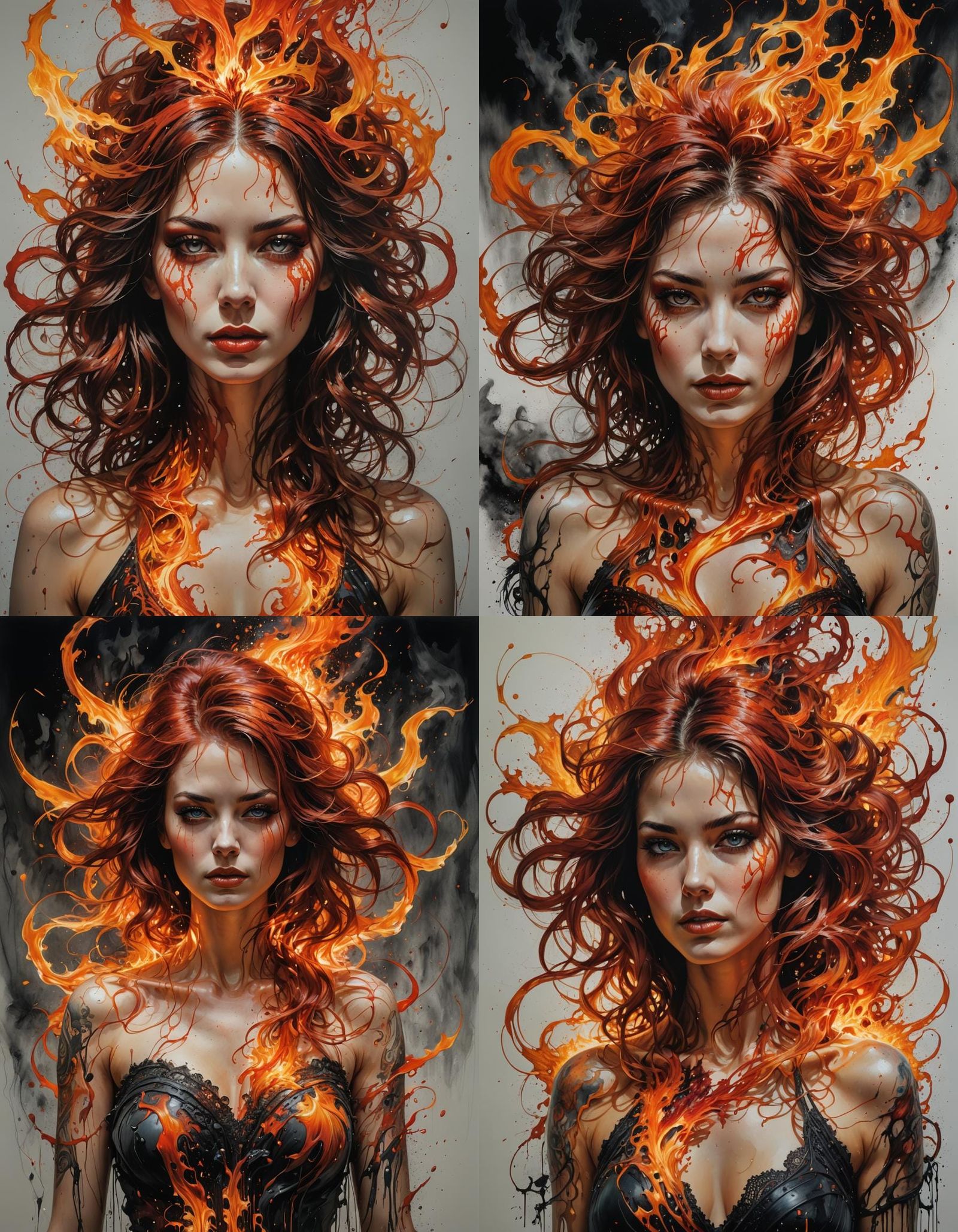 Firey Portrait