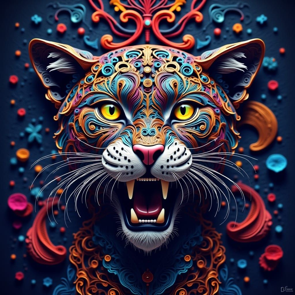 A persian cat <lora:String Theory 2:1.0> 