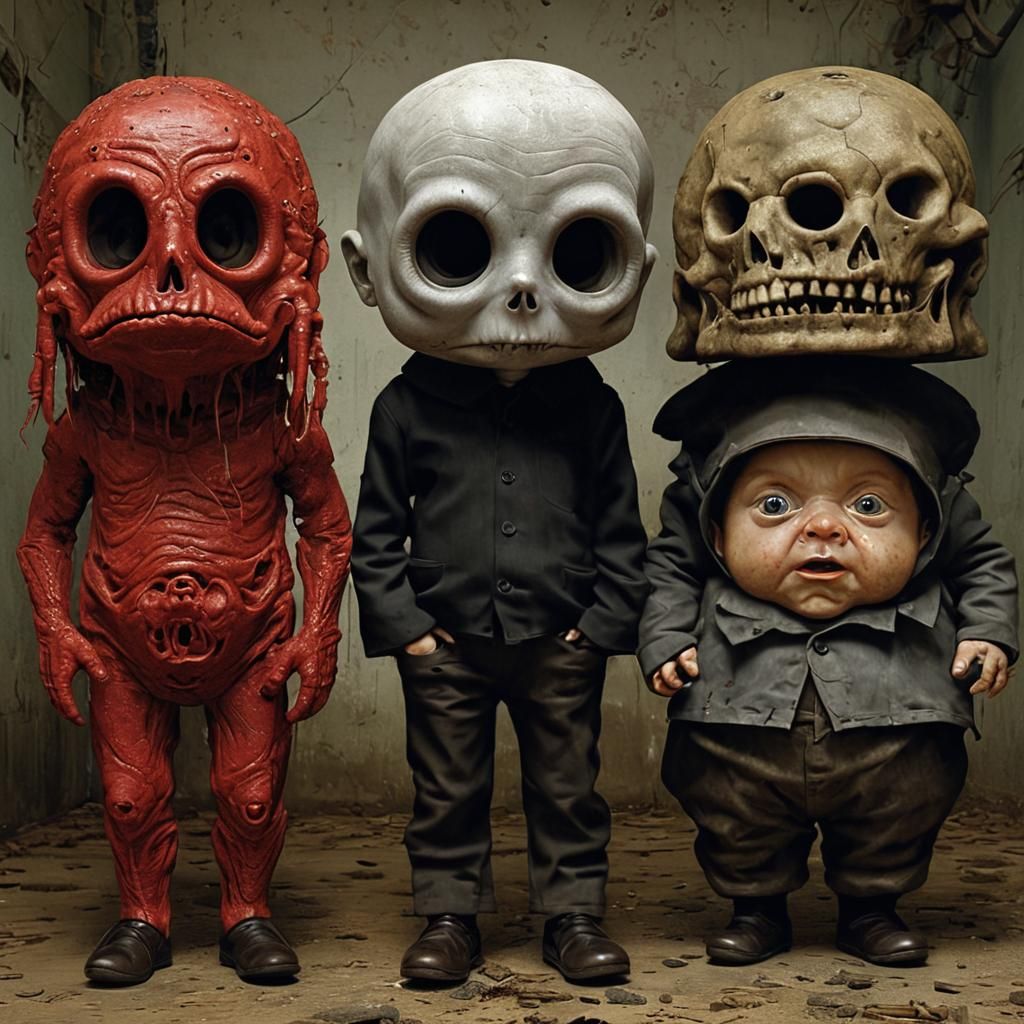 Surreal Subterranean World by Goya and Nitsch