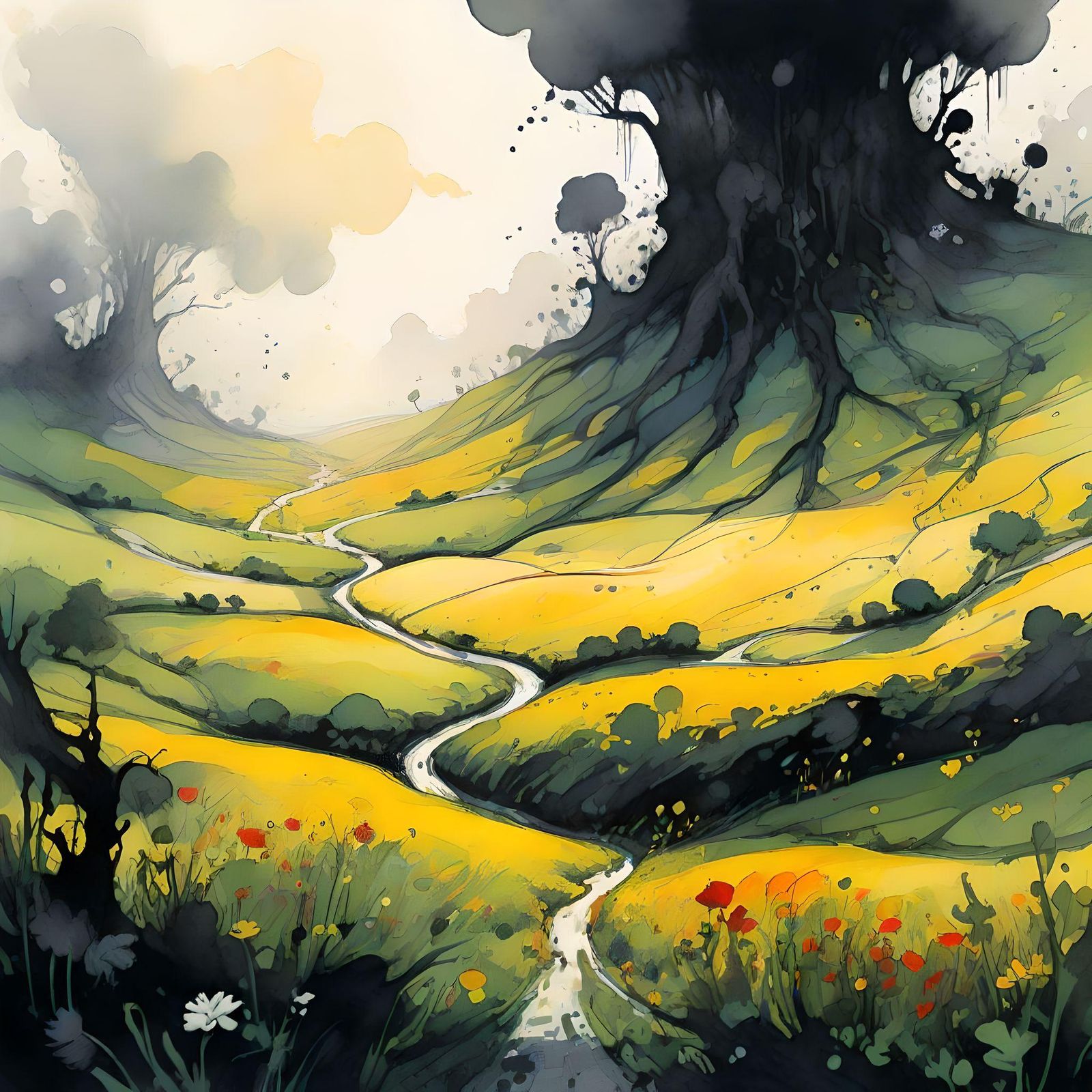 An Eclectic Watercolor