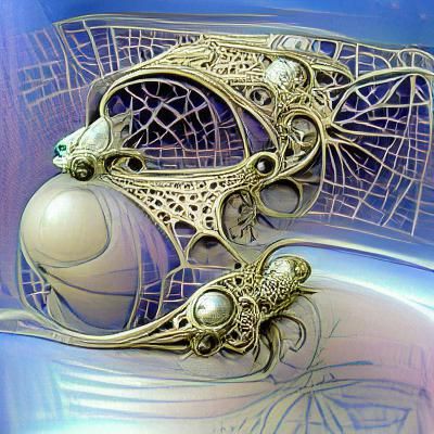 Space age filigree.