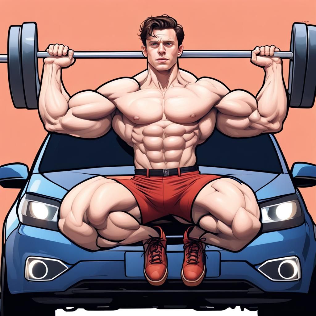 Extremely buff and hot Tom Holland - AI Generated Artwork - NightCafe  Creator