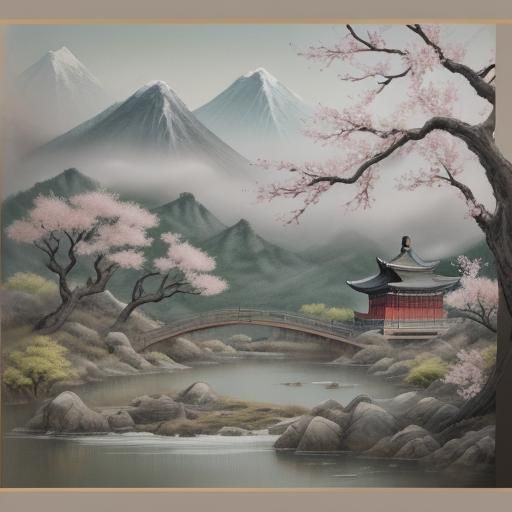 Confucius Teaching Under Apricot Tree in Chinese Painting