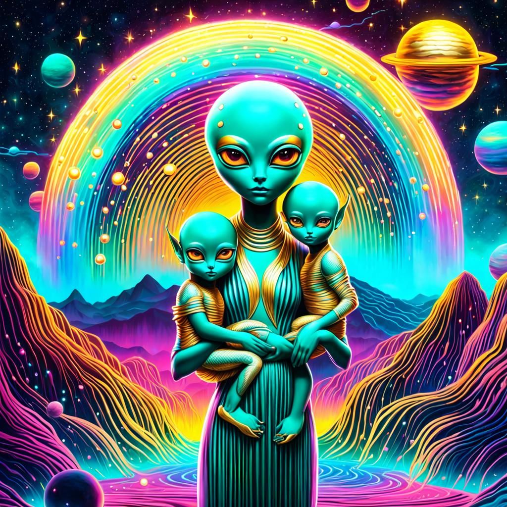 Alien mom