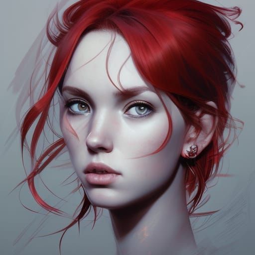 Red Pixie - AI Generated Artwork - NightCafe Creator