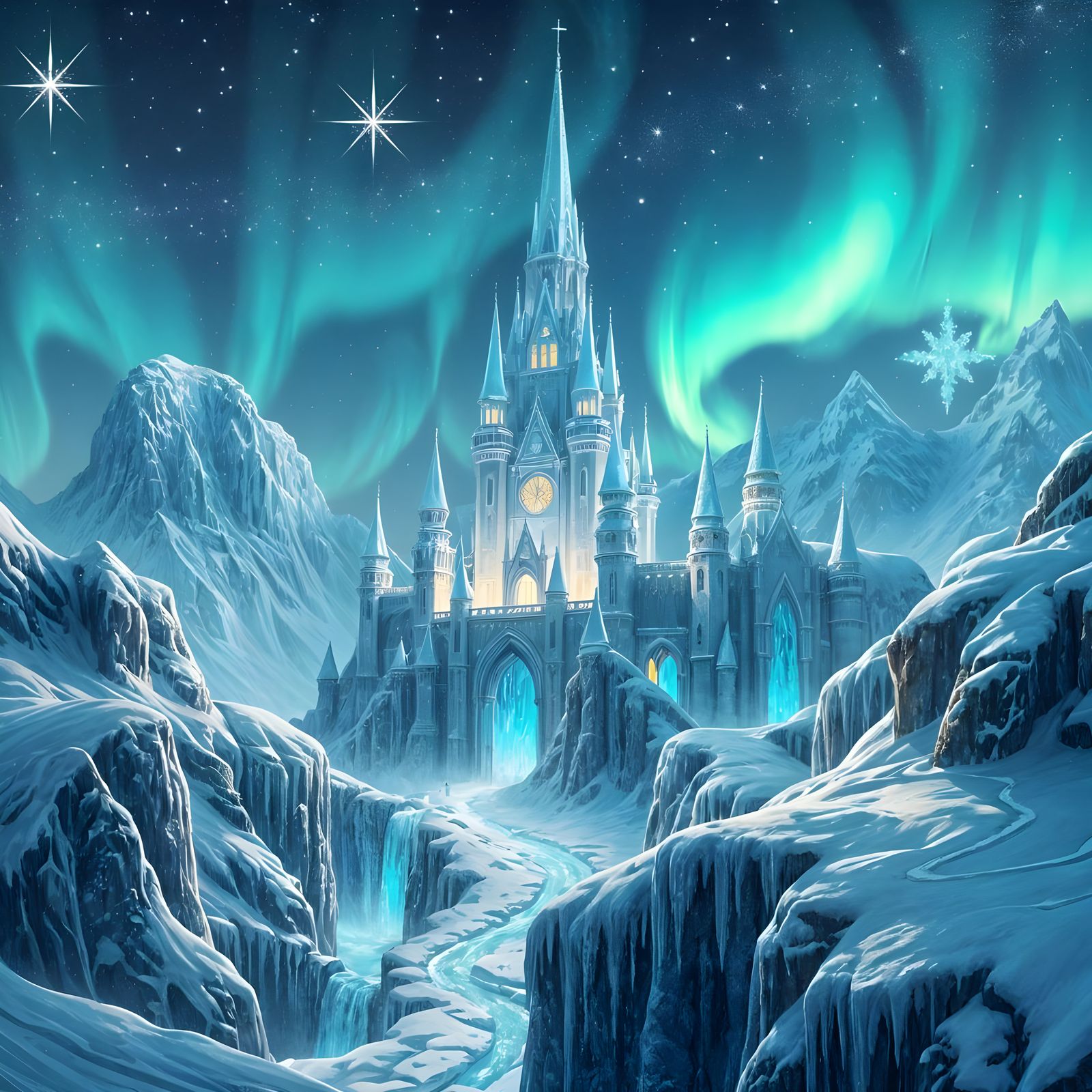 The Glacial Throne  by @Shelly