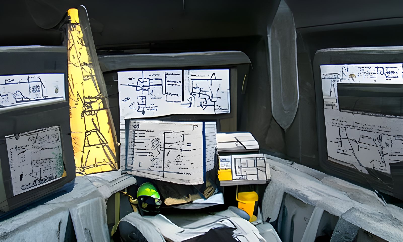 Full Stack Engineer During Field Study concept art