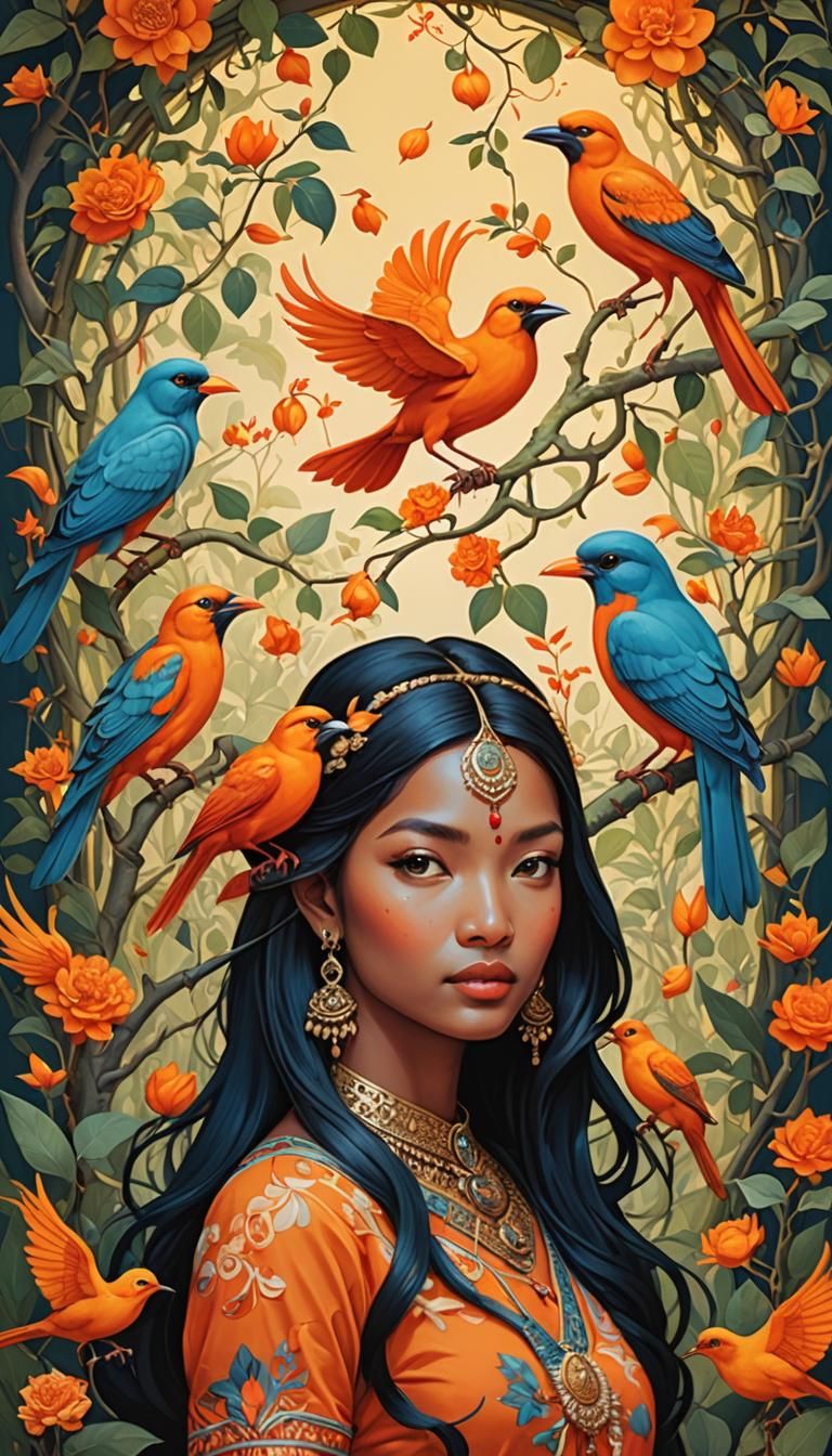 A single bird became a flock