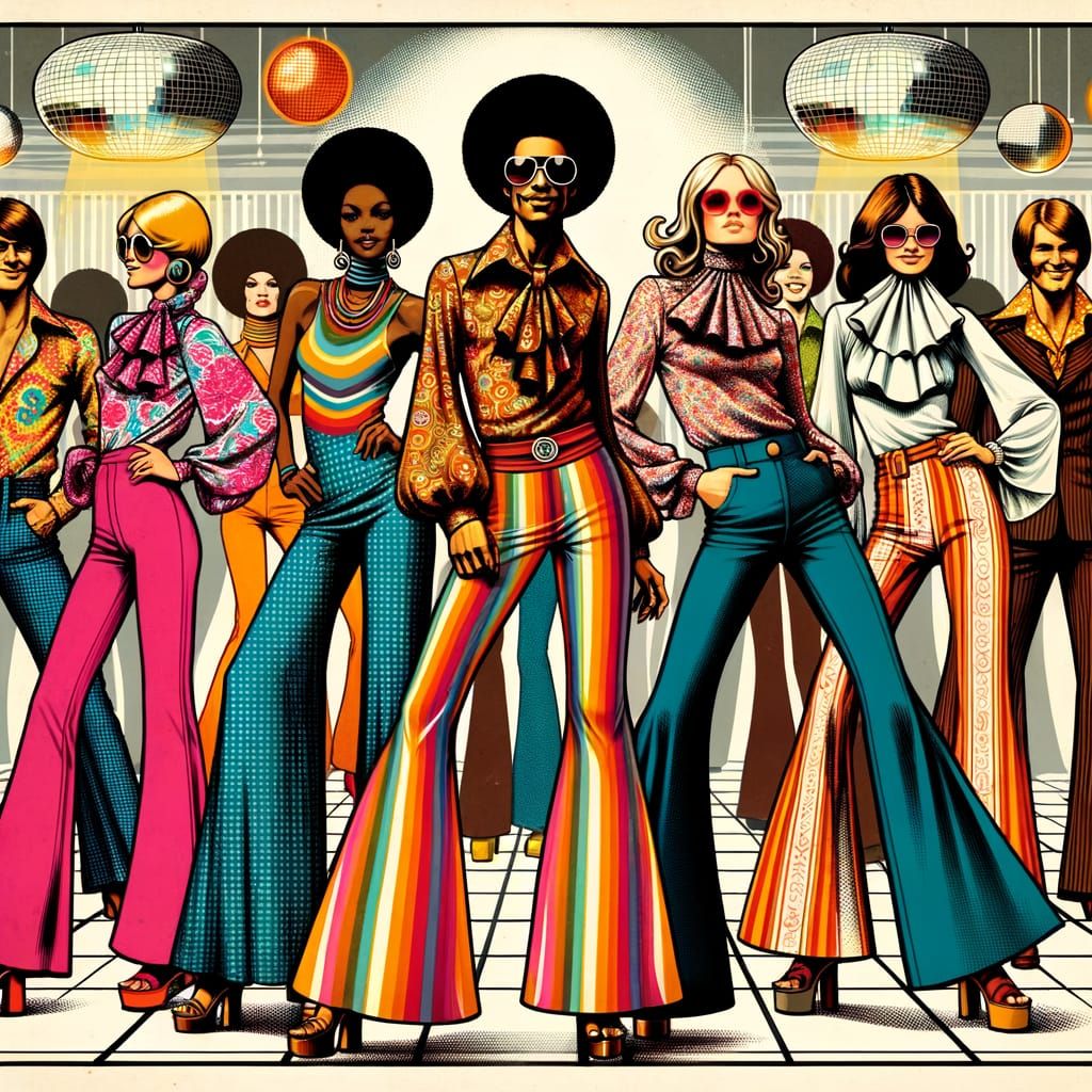 Everyone hips moving, feet dancing to song "Staying Alive"