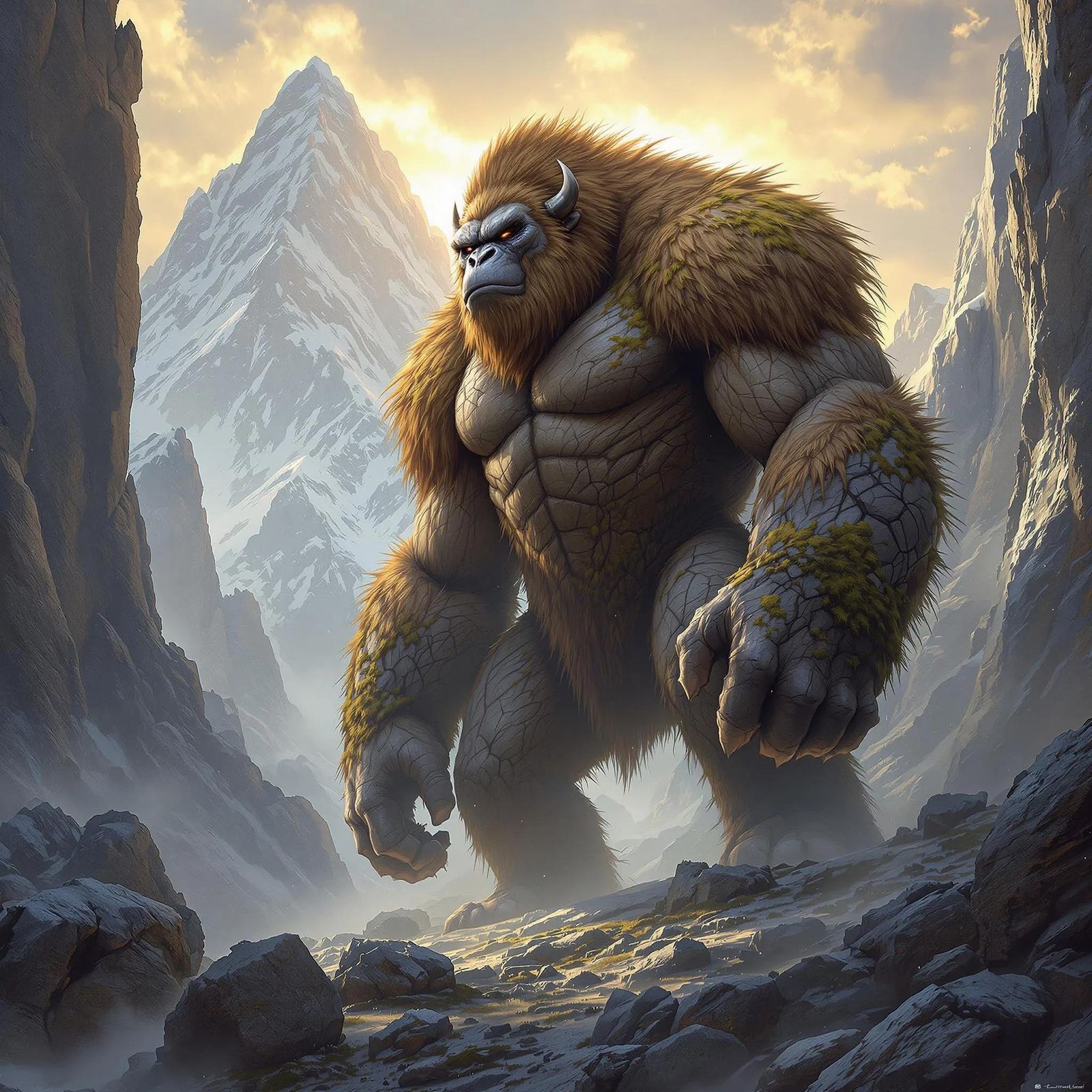 Mountain Titan - Bison/Gorilla