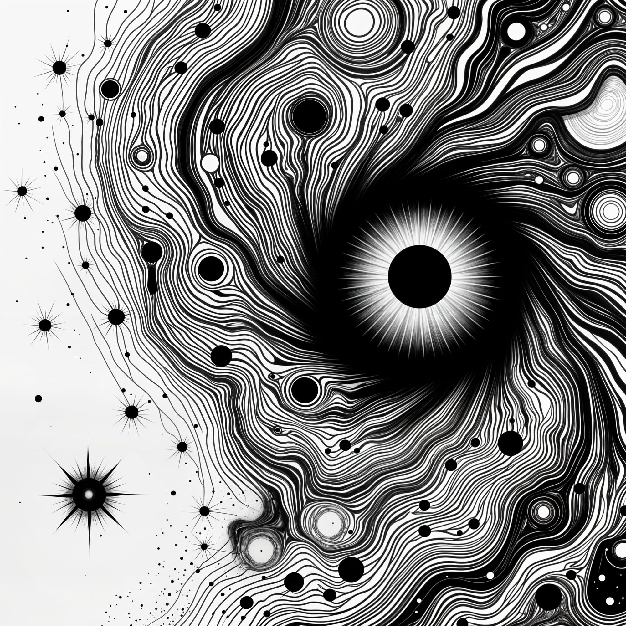 Generation at the center of the cosmic web (3) 