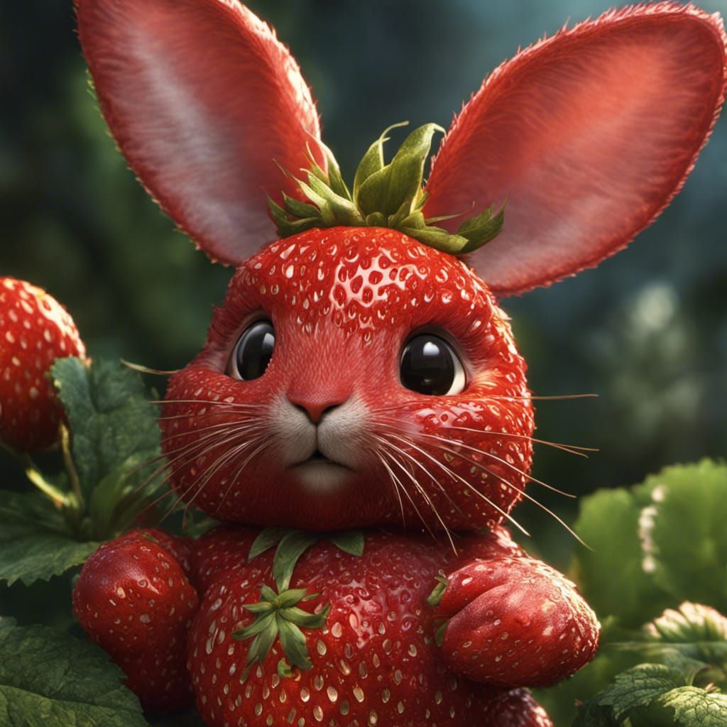 Strawbunny   by @Jennifer