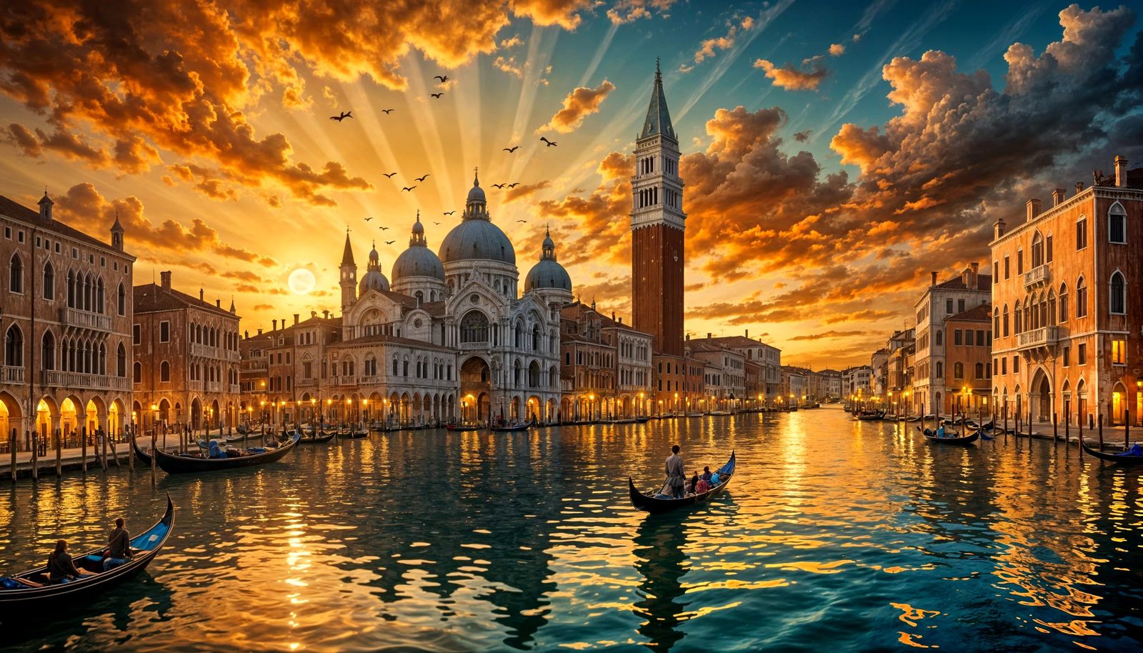 Panoramic view of Venice  by @picklemouse