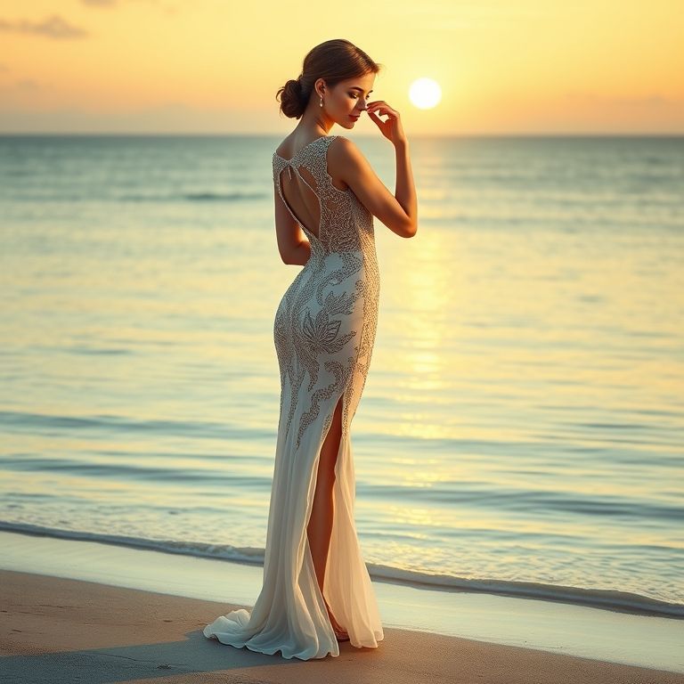 Um artista feminino art deco