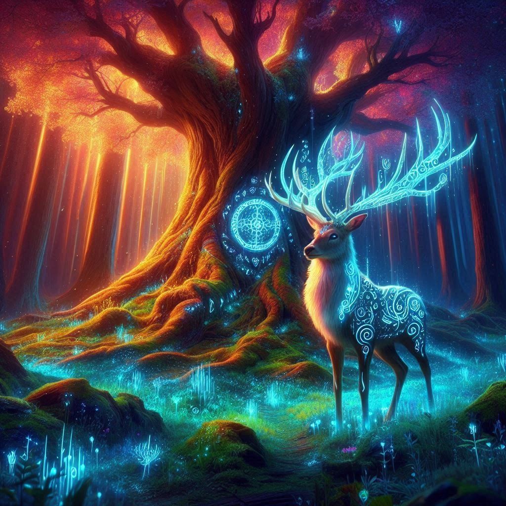 Mystical deer
