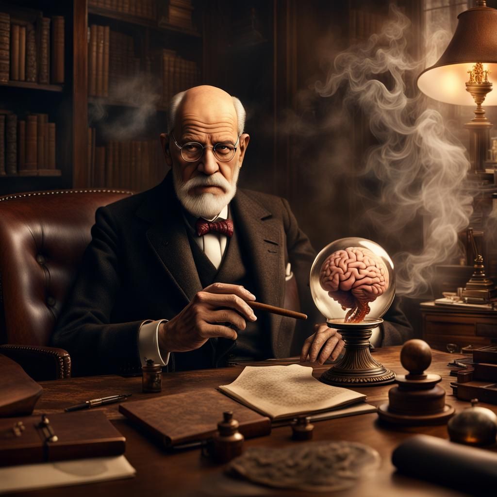 Sigmund freud and the human mind  by @Canadian Maryla