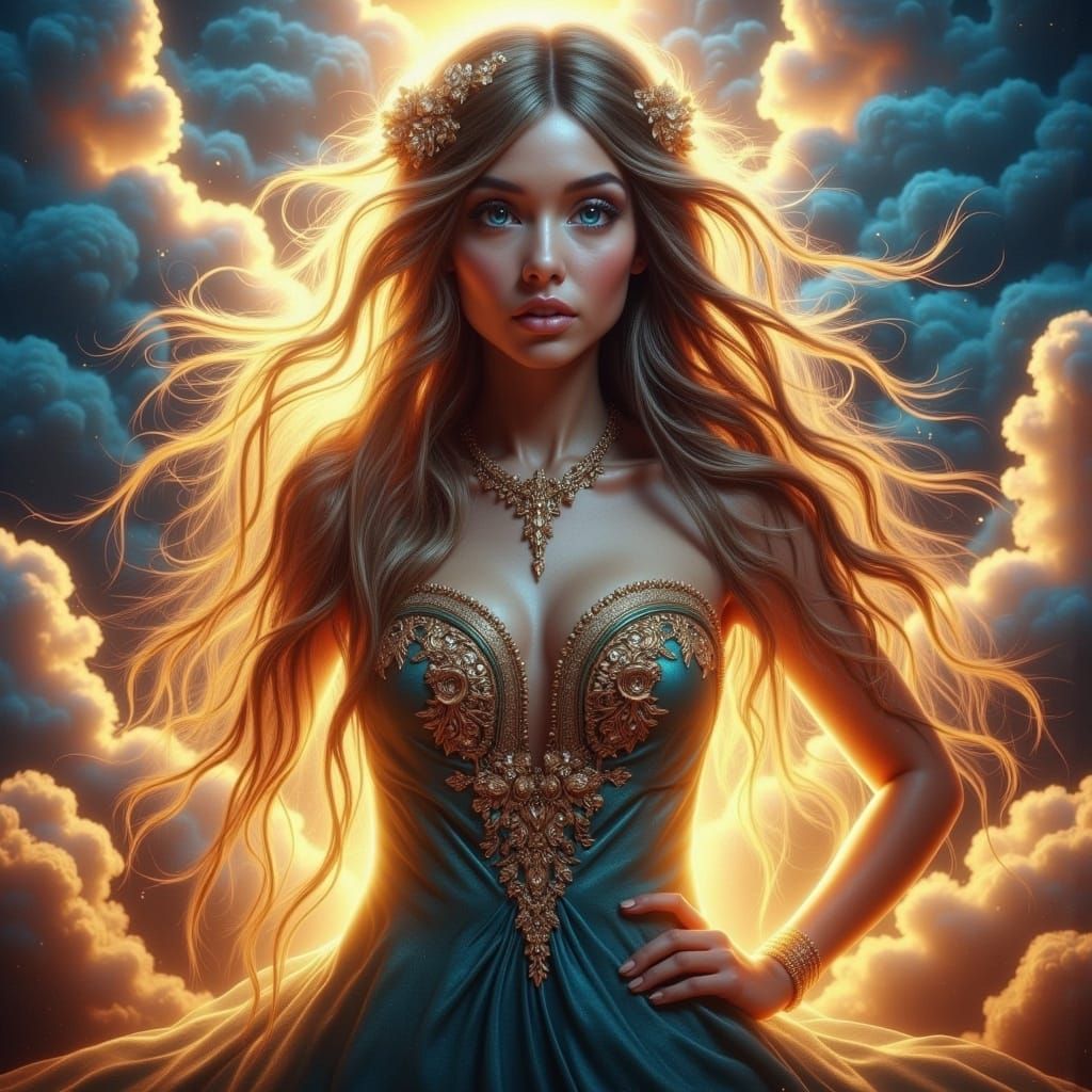 A Beautiful woman <lora:Overloaded Treasure:1.0> 