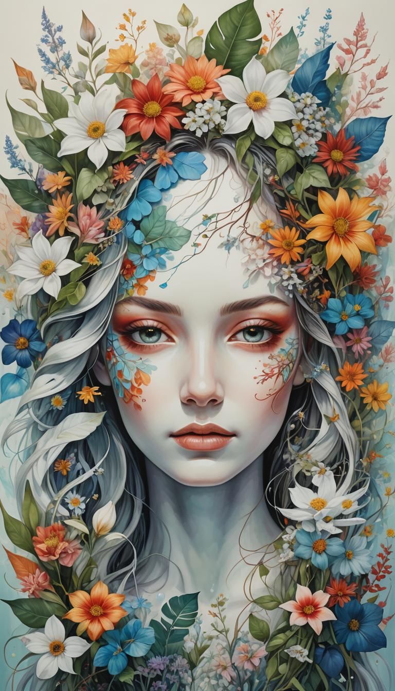 Flower Girl Portrait