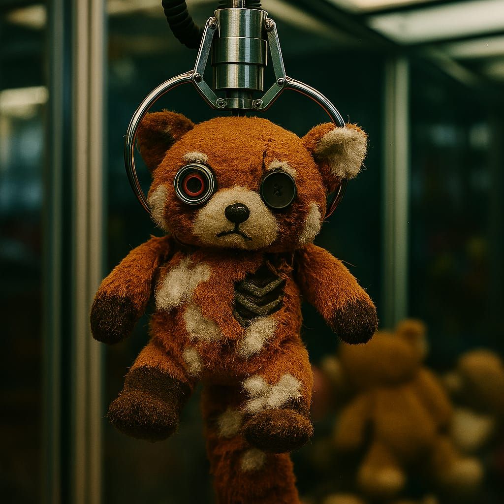 red panda machine, got stucked