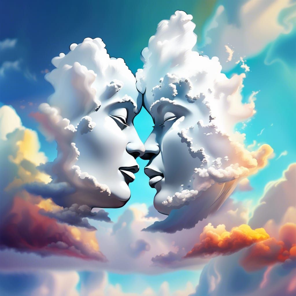 Kissing clouds  by @EllisWhite