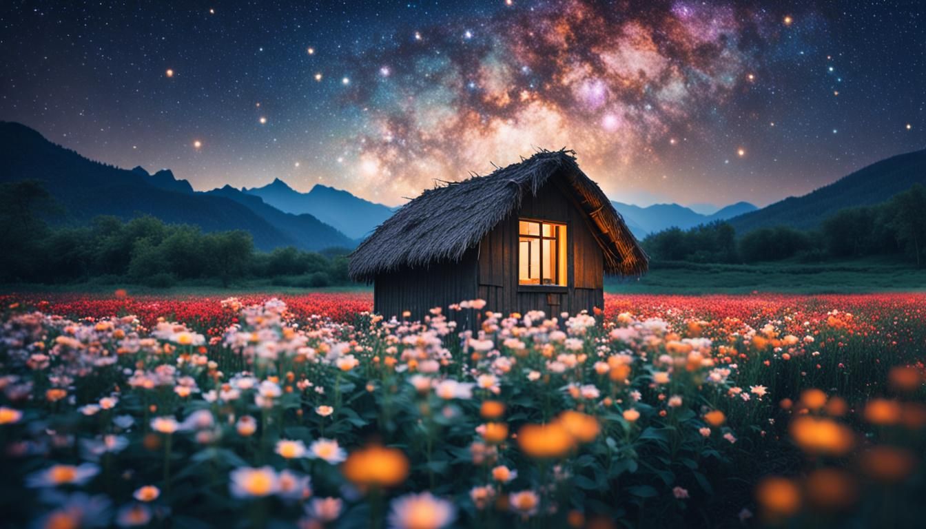 starry night sky