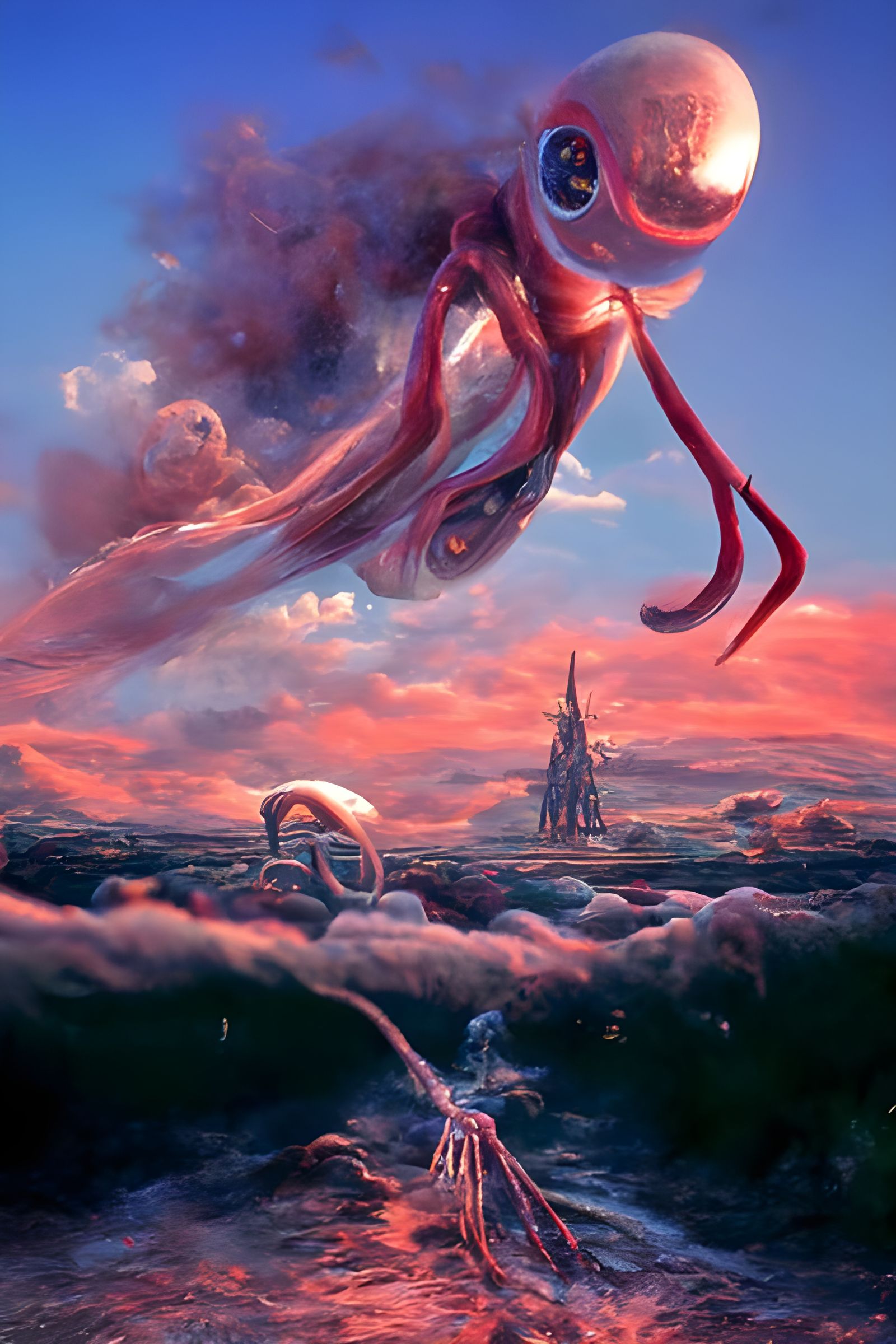 Big air squid