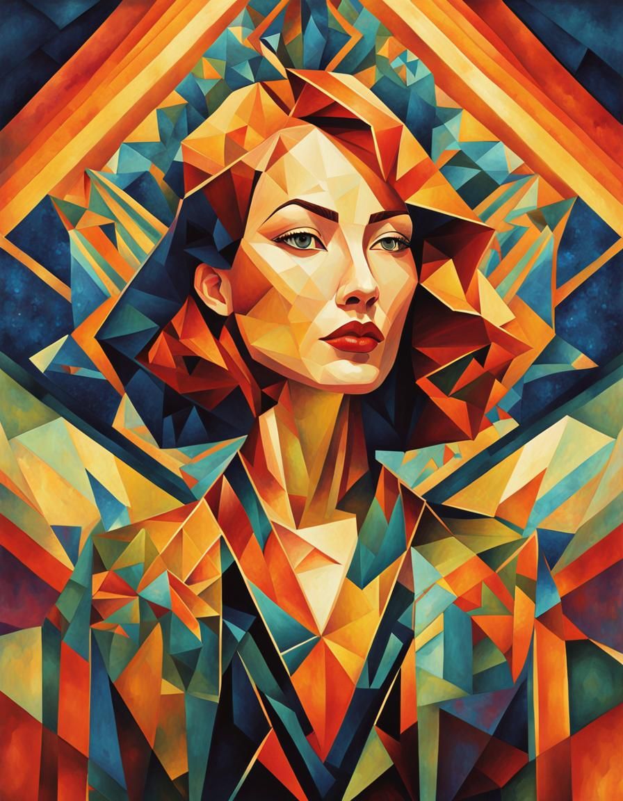 Woman Cubed  by @Miny Boy