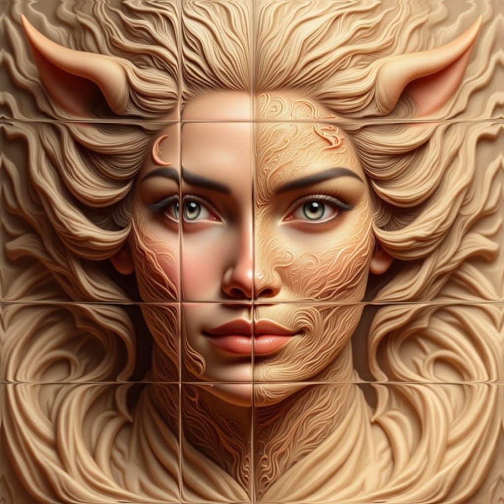 <lora:-Diabolical-:1.0>  a sand elemental creature dissolving into a swirl of sand, hyprealistic fantasy image 64 megapixels hyperdetailed h...