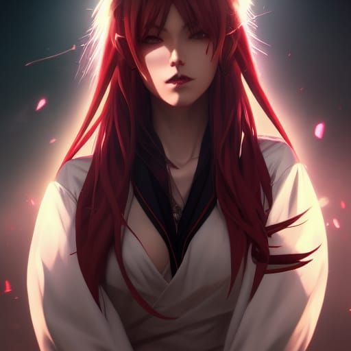 Hot anime vampire girl - AI Generated Artwork - NightCafe Creator