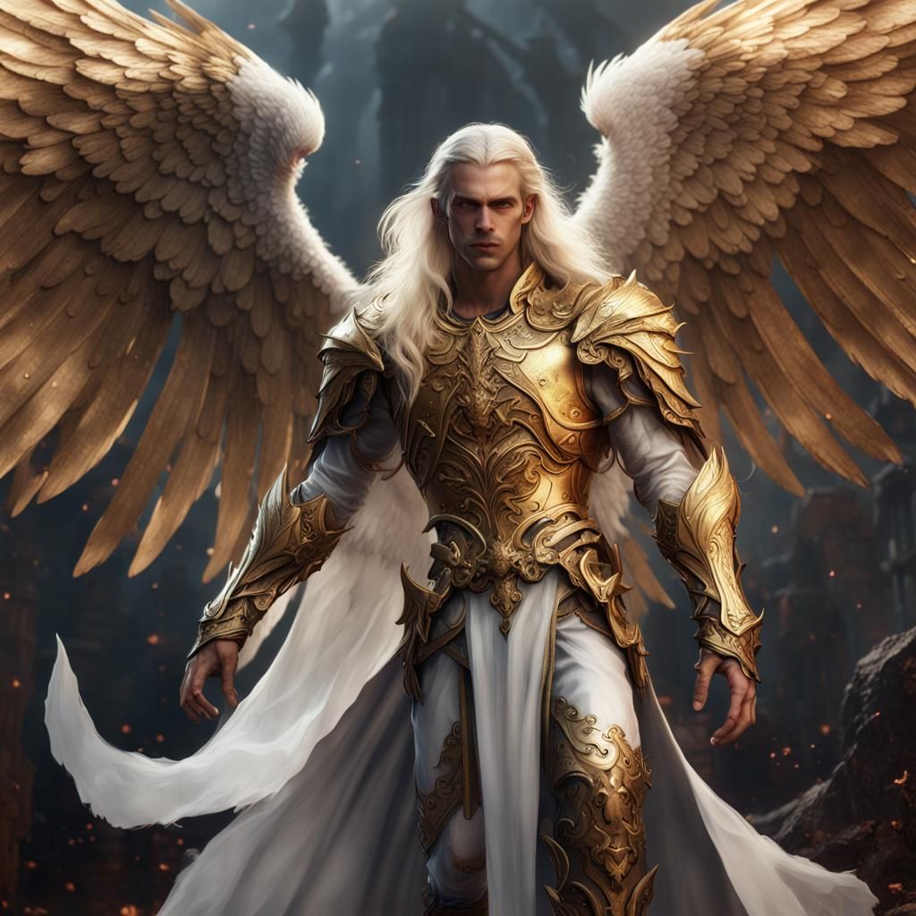 Henry Cavill as Sanguinius? - AI Generated Artwork - NightCafe Creator