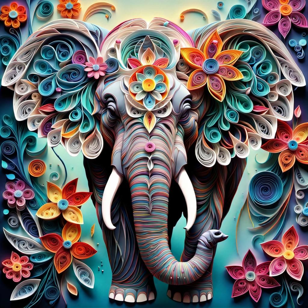 Elephant  by @Dennis art