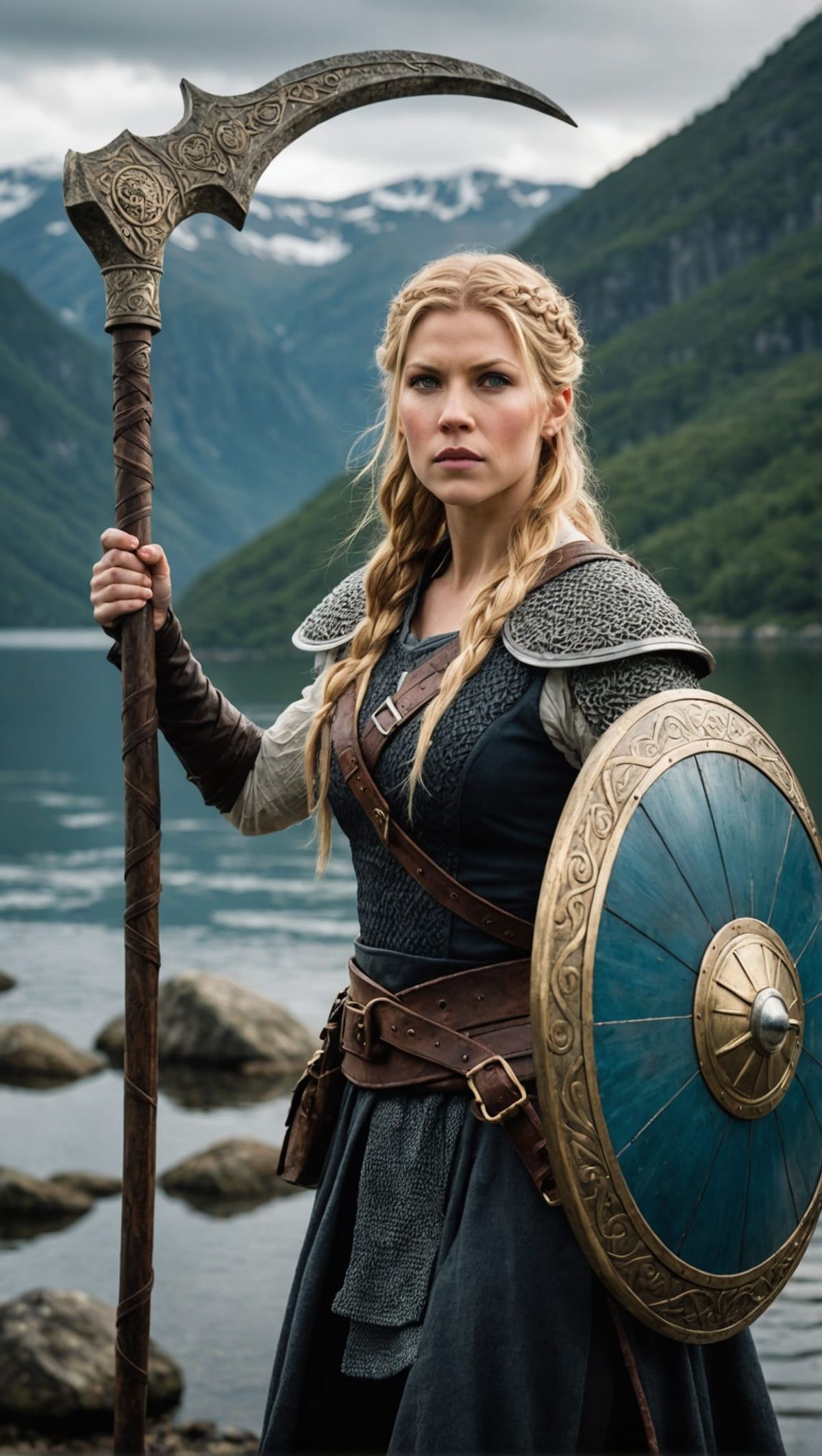 Katheryn Winnick as Lagertha - AI Generated Artwork - NightCafe Creator