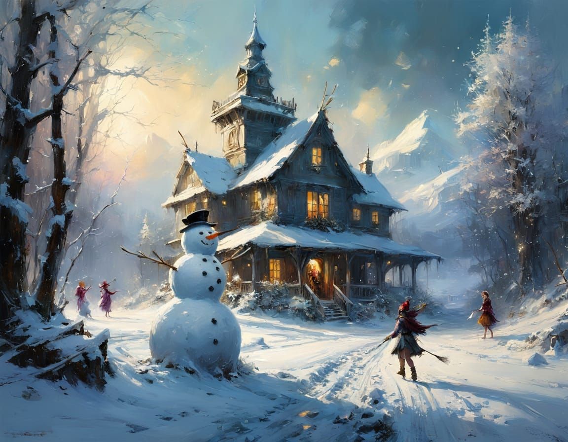 A winter wonderland  by @Reiver