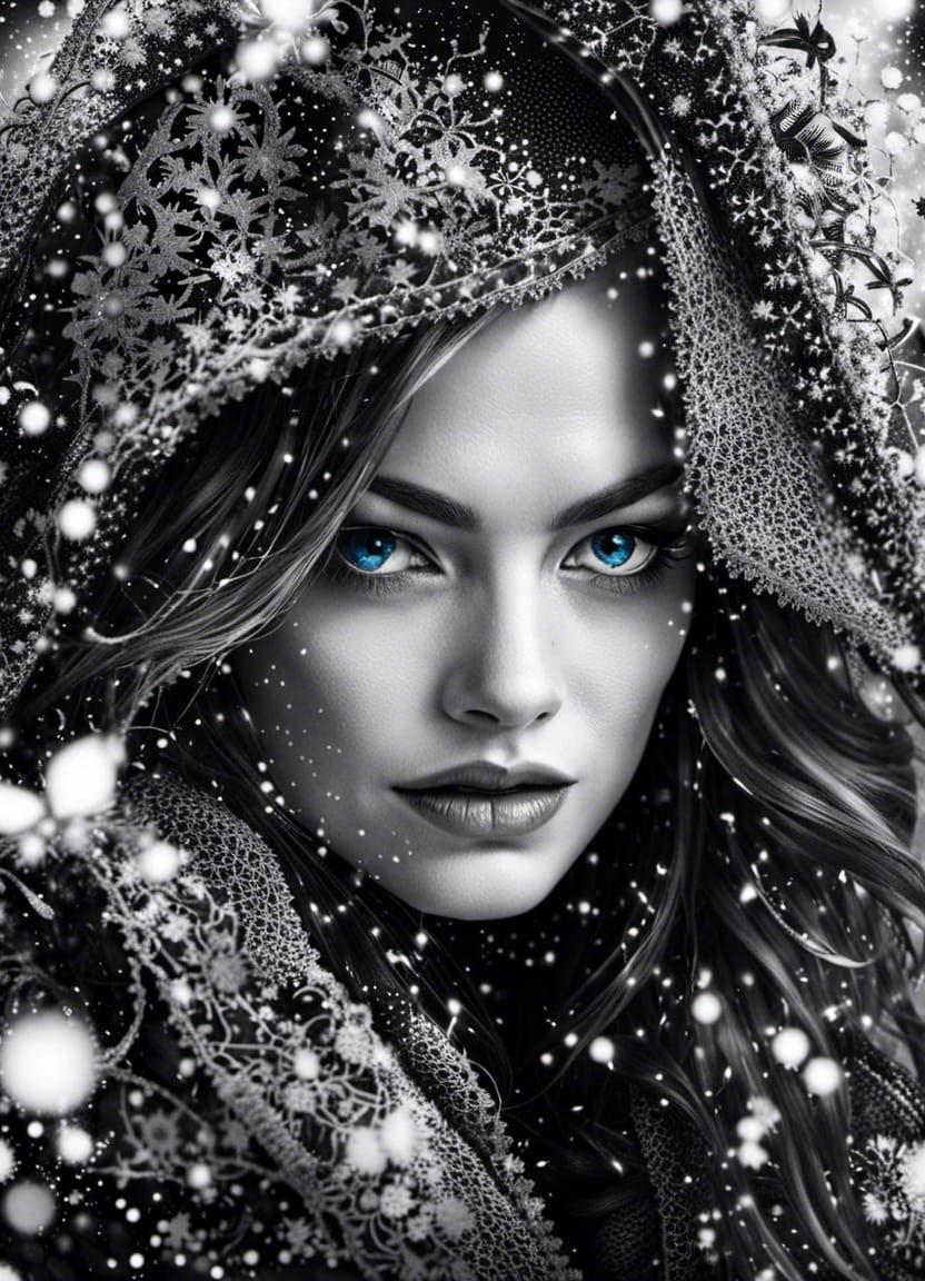 Snowy Portrait.
