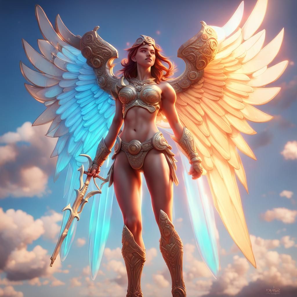 Angel Warrior Goddess  by @Barton