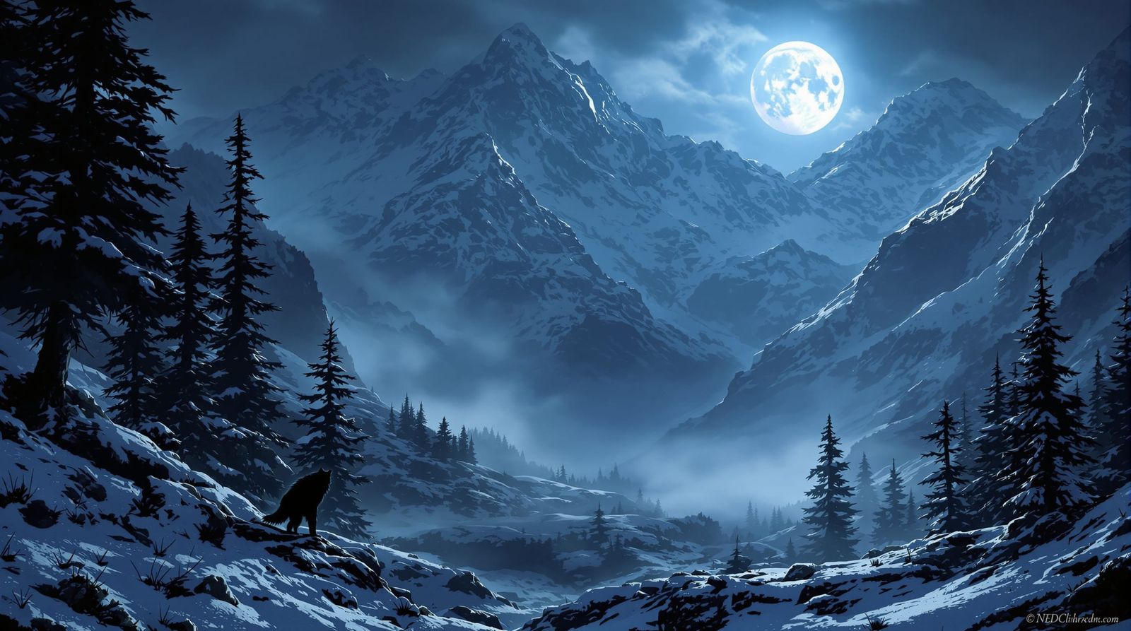 full moon  by @Kruell-Life