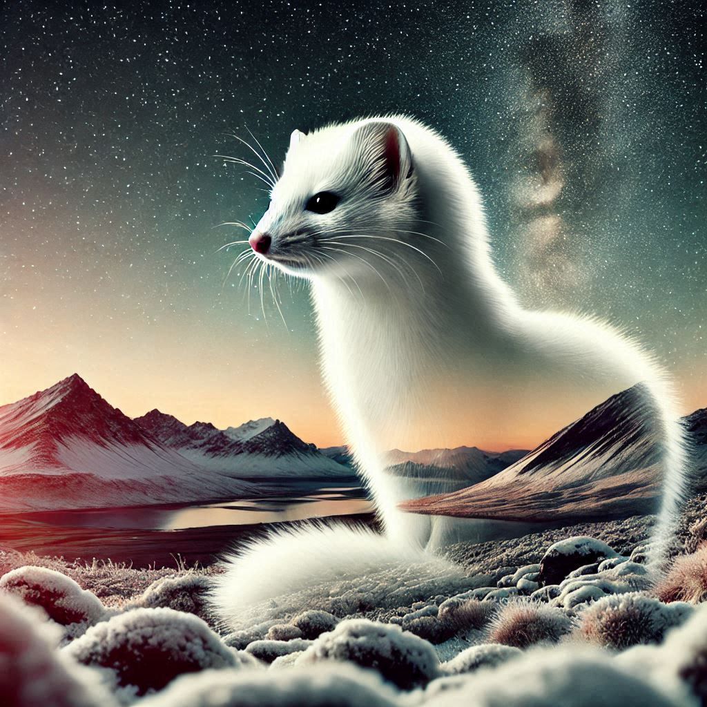 double exposure beautiful fantasy DALL-E 3 portrait landscape..