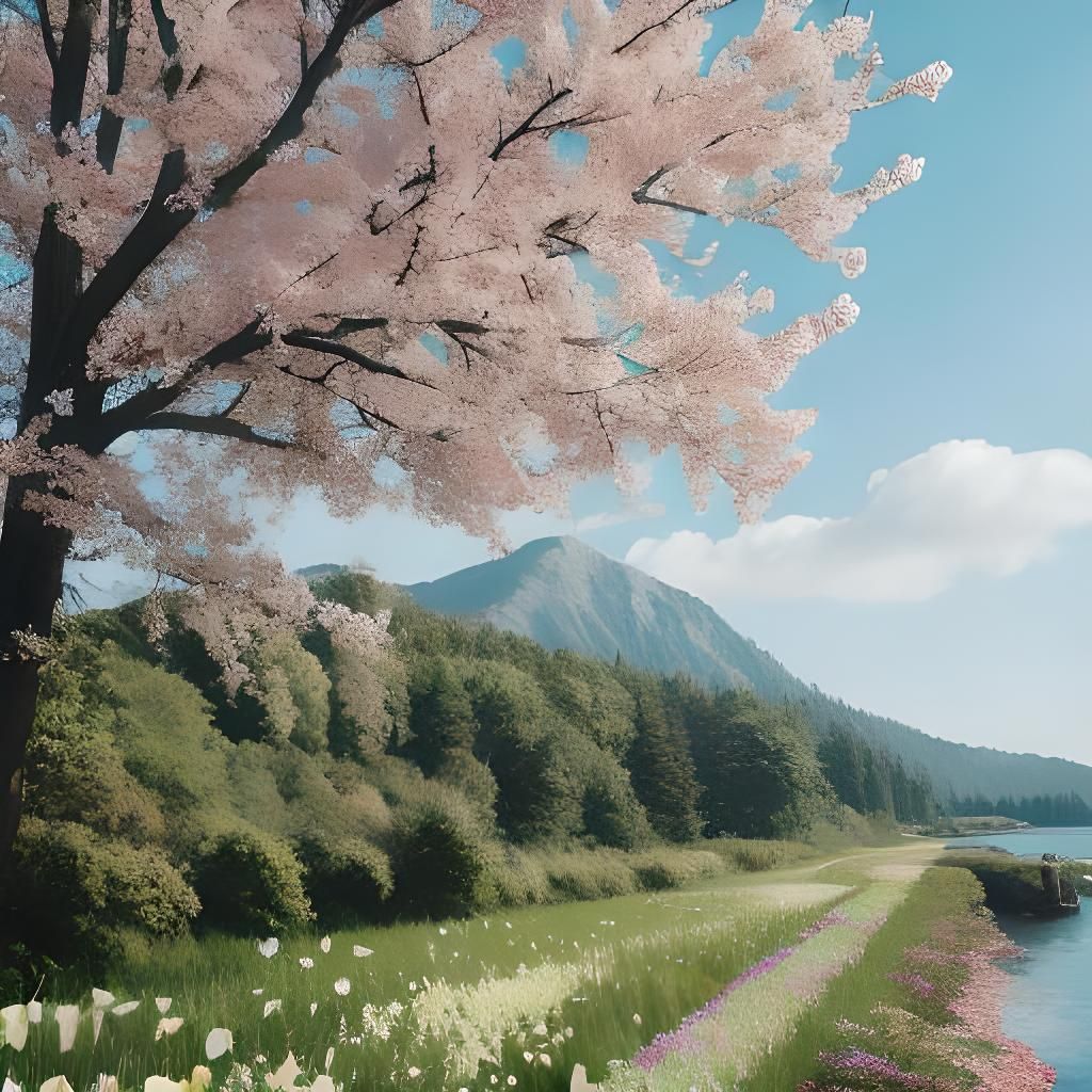 AI-Generated Bouquet of Flowers