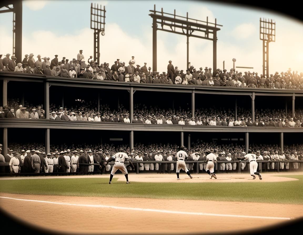 Negro League Baseball Game, Milwaukee Grays Vs Detroit Stars, Take 