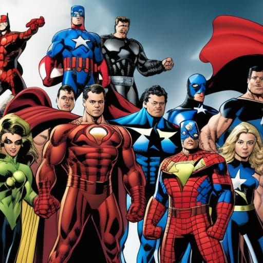 Super heroes, marvel comics