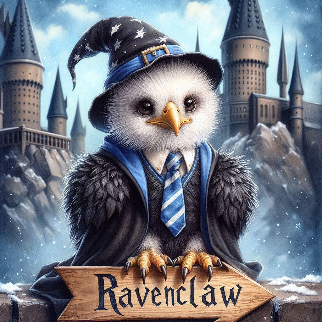 Baby Mascots - Ravenclaw - AI Generated Artwork - NightCafe Creator