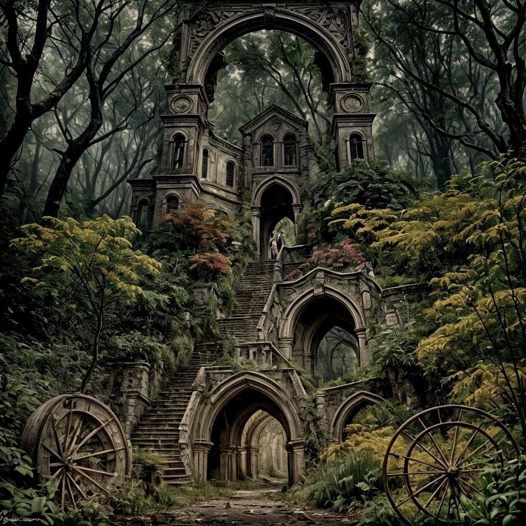 Abandoned Labyrinth.  by @StinkPad